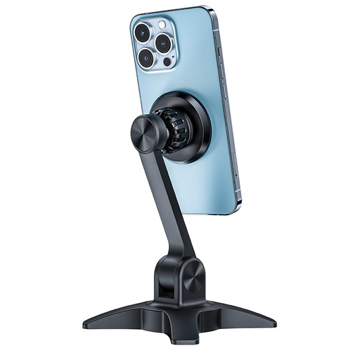 Stand magnetic holder for phone black