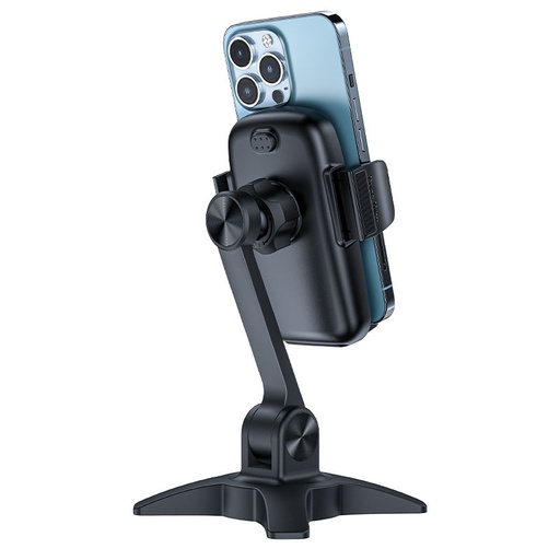 Stand gravity holder for phone black