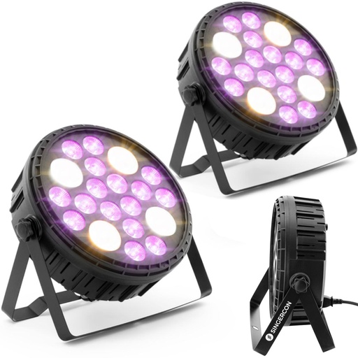 Scenos apšvietimas PAR 16 LED 120W KIT 2vnt.