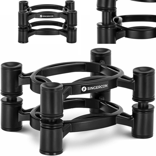 Speaker stand base for vibration and noise reduction 19x15cm up to 10kg