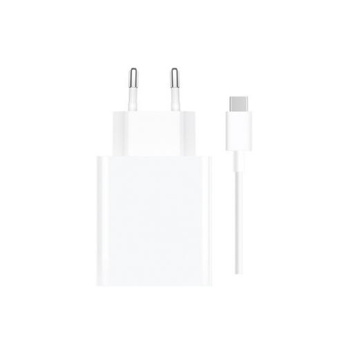 XIAOMI kelioninis įkroviklis 33W PD greitasis įkroviklis + USB kabelis - USB-C, baltas