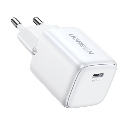 GaN 1x USB-C 30W PD Nexode Mini quick charger white
