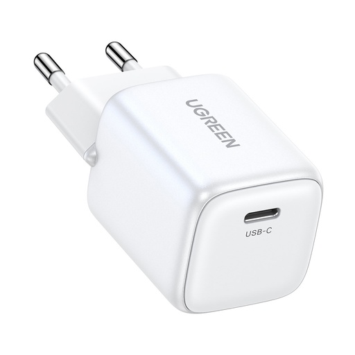GaN 1x USB-C 20W PD Nexode Mini quick charger white