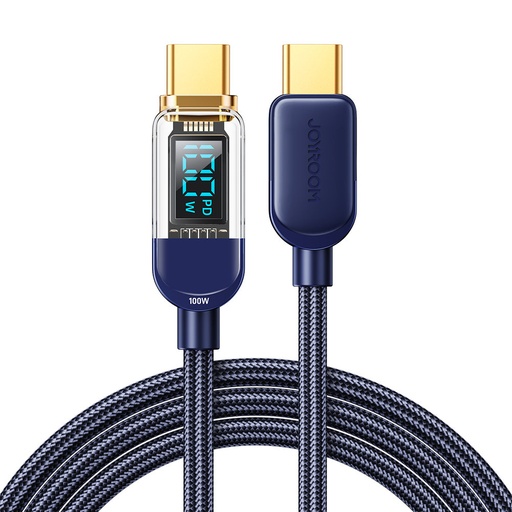 USB-C cable for fast charging and data transfer 100W 1.2m blue