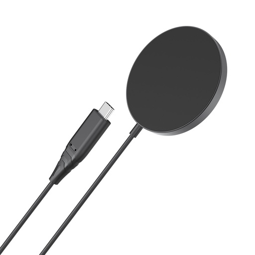 Magnetic inductive charger for iPhone 15W MagSafe black