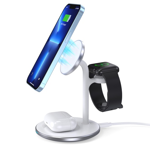 3in1 Stand induction charging station for iPhone AirPods Pro Apple Watch black