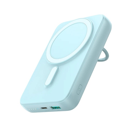 Powerbank 10000mAh bezvadu ar 20W induktīvo lādētāju MagSafe zils