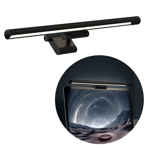 LED monitora gaisma I-wok sērijas monitora gaisma melna