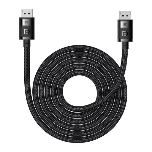 DisplayPort 8K 60Hz High Definition Series kabelis 5m melns