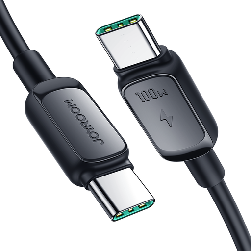 USB-C kabelis - USB-C 100W 1,2 m melns