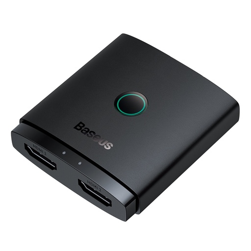 2in1 AirJoy HDMI 4K 60Hz divvirzienu adapteris melns