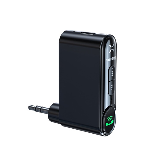 Bluetooth auto raidītājs AUX mini jack 3,5 mm Overseas Edition melns