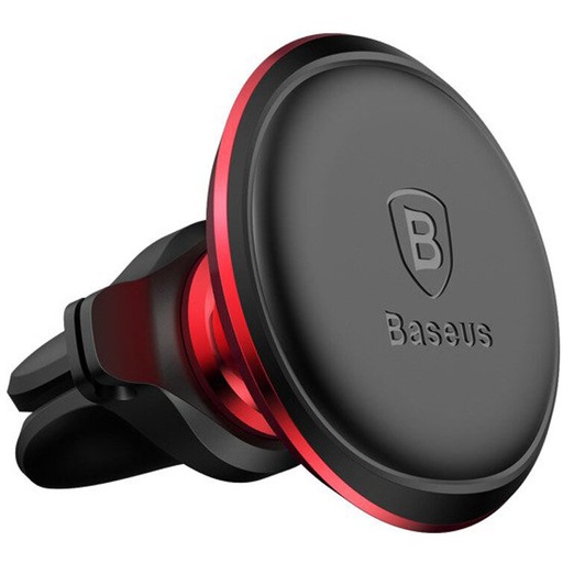 Magnetic car holder for ventilation grille red