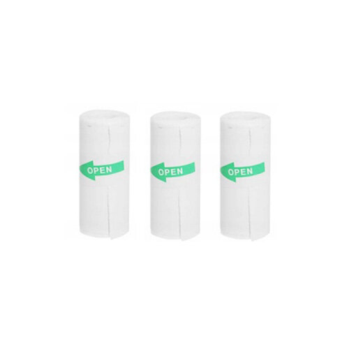 Mini Kot terminio spausdintuvo popieriaus ritinėlis lipnus baltas KIT 3 vnt.