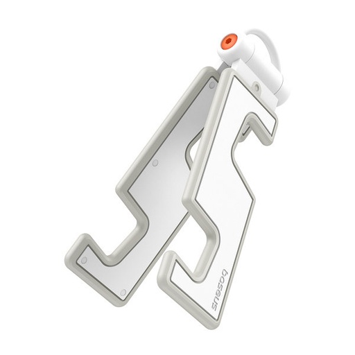 Expandable phone stand pendant key ring Portable white