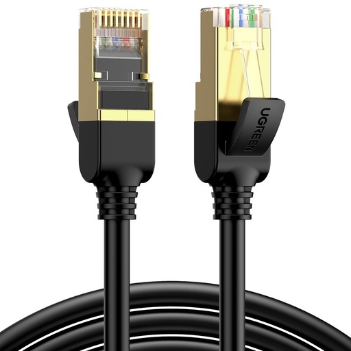 Tinklo komutacinis laidas STP RJ45 Cat 7 5 m, juodas