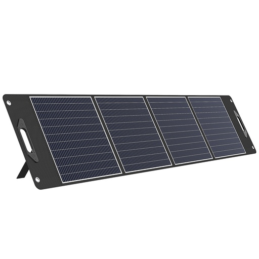 Camping solar charger solar panel folding 300W black