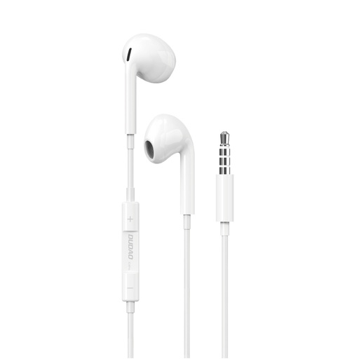 Wired in-ear headphones with 3.5mm minijack connector white