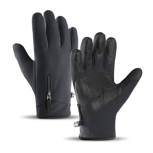 Winter gloves for phone sport outdoor ski bike jogging size S black