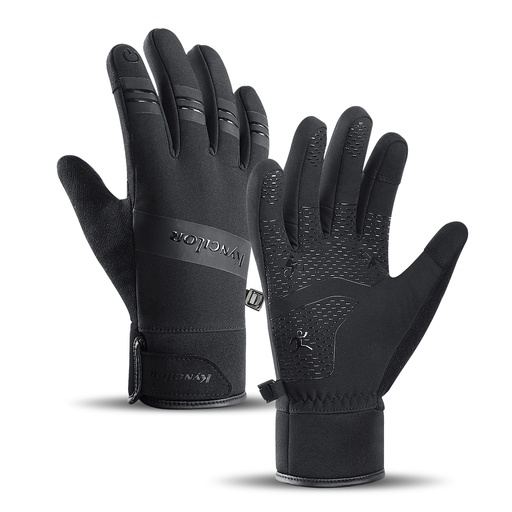 SPORT Outdoor apšiltintos lietimui jautrios pirštinės, skirtos telefonui, M dydžio, juodos