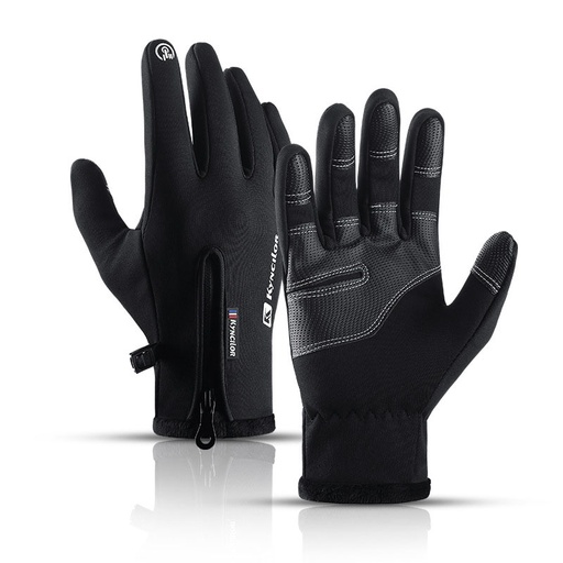 Sports touch gloves for phone winter outdoor size XL black