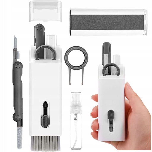 7in1 Universal Electronics Cleaning Kit Handsets Phones Keyboard Gray