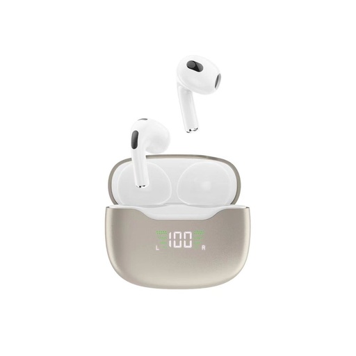 Bluetooth 5.1 wireless headphones TWS U15N LED white