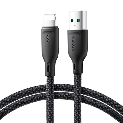 Cable for iPhone Multi-Color Series USB-A - Lightning 3A cable 1m black