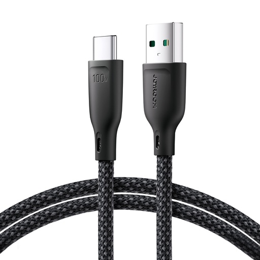 Cable Multi-Color Series USB-A - USB-C 100W fast transfer cable 1m black