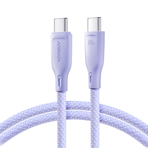 Cable Multi-Color Series USB-C - USB-C 60W fast transfer cable 1m purple