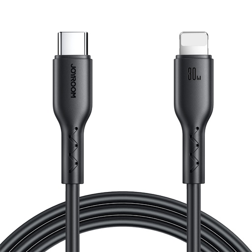 Cable for iPhone Flash-Charge Series USB-C - Lightning 30W cable 1m black