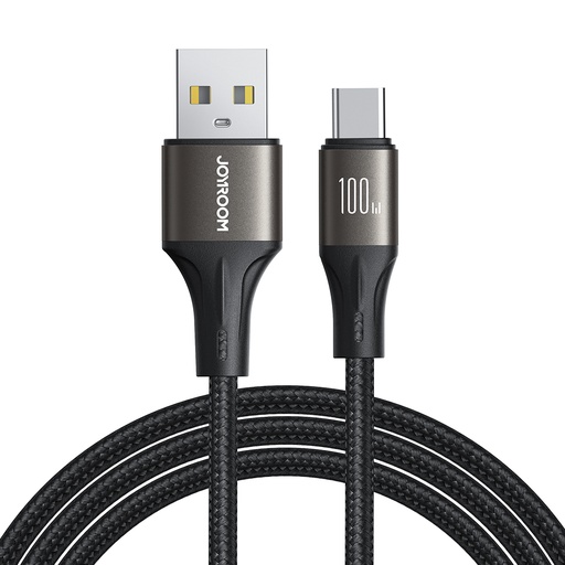 Cable Light-Speed Series USB-A - USB-C high-speed transfer cable 100W 1.2m black