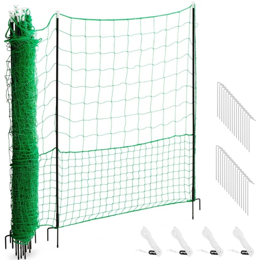 Mājputnu nožogojuma aizsargnožogojums 1,25 x 25 m