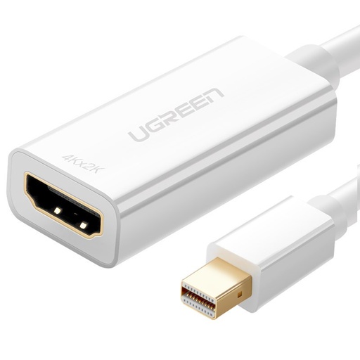 Adapteris FHD Mini DisplayPort (vīriešu) uz HDMI (sieviešu), balts