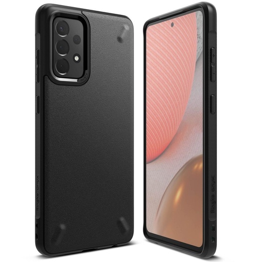Patvarus sustiprintas dėklas telefonui GALAXY A72 ONYX juodas