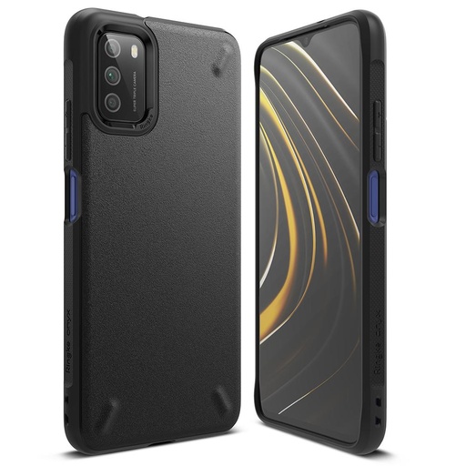 Izturīgs, pastiprināts apvalks XIAOMI POCO M3 tālrunim ONYX melns
