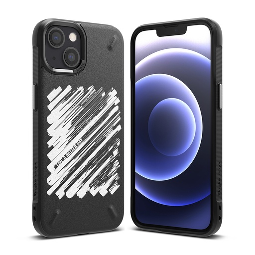 Izturīgs iPhone 13 mini korpuss Onyx Design Krāsa melna