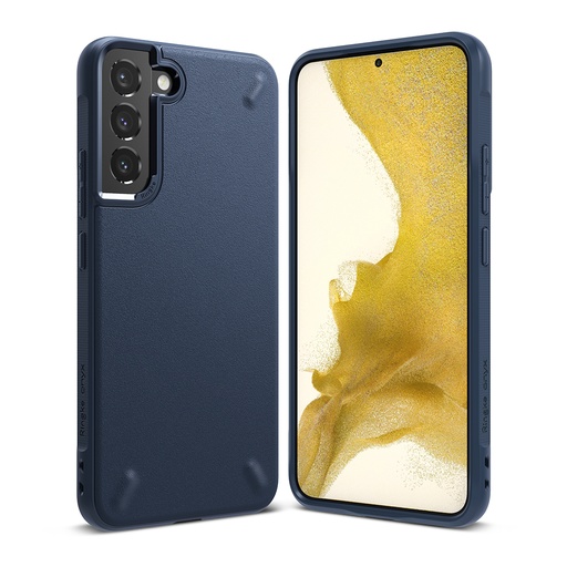 Durable flexible case cover Galaxy S22+ Onyx navy blue