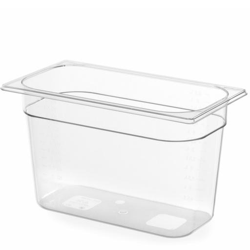 Transparent polycarbonate GN container GN 1/3 H 200 mm - Hendi 861509