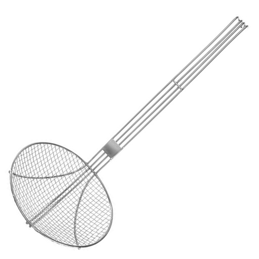 Nerūdijančio plieno fritavimo sietelis, kurio skersmuo 180 mm - Hendi 640500
