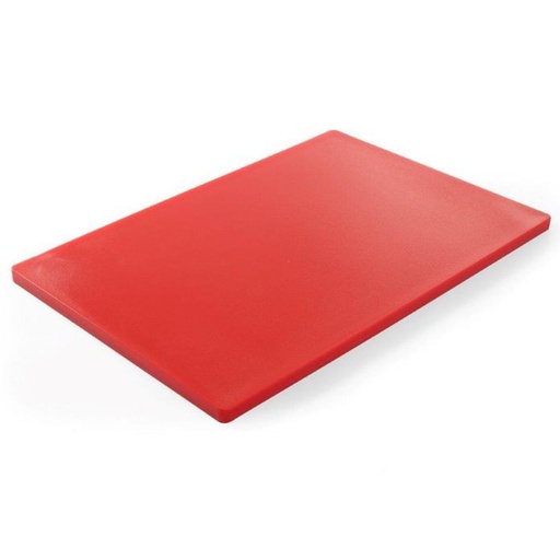 HACCP cutting board for raw meat 450x300 mm red - Hendi 825525