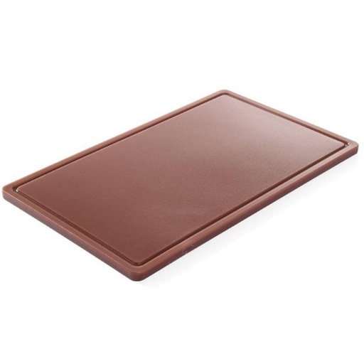 HACCP cutting board for meat and sausages GN 1/2 brown - Hendi 826140