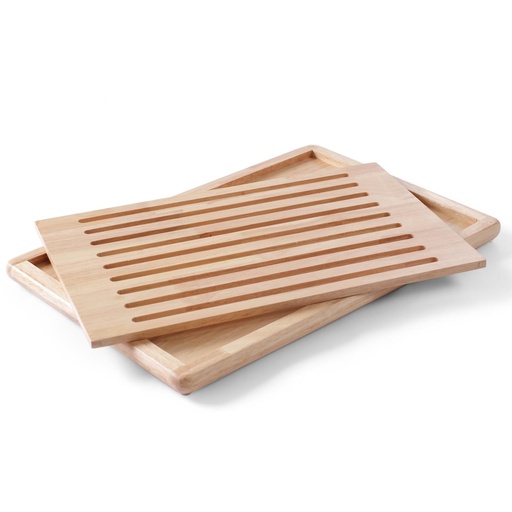Bread cutting board with removable grid - Hendi 505502