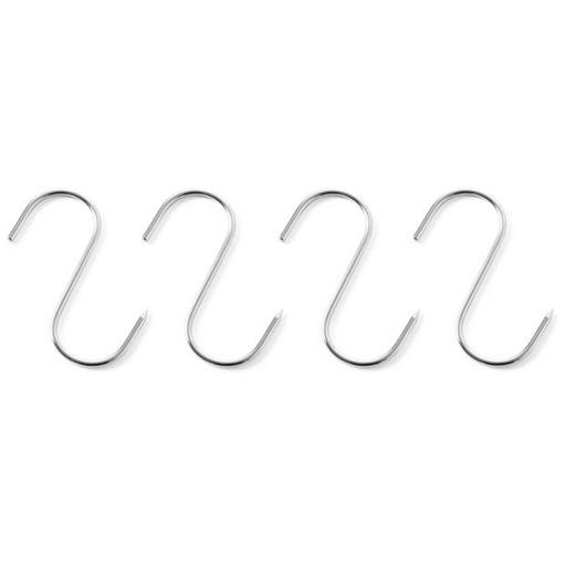 Parduotuvės mėsininko kabliukai 4 vnt. 110x5mm - Hendi 513545