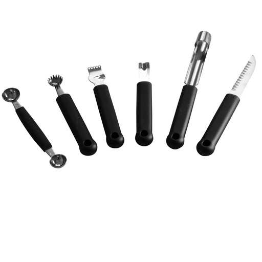 Set of decorative knives for vegetables and fruits 6 pcs. - Hendi 856291