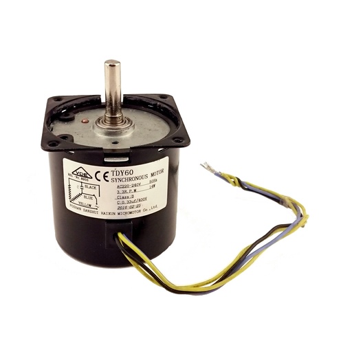 Žingsninis variklis ritininėms grotelėms 230V 14W