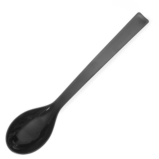 Salotų šaukštas iš SAN plastiko iki 80C, juodas, 335 mm ilgio - Hendi 564455