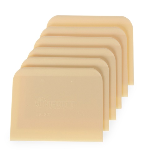 Rectangular pastry scraper for dough portioning KIT of 6pcs. - Hendi 554364