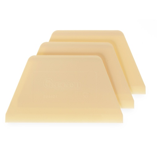 Trapezoidal confectionery scraper for dough portioning KIT of 3pcs. - Hendi 554432