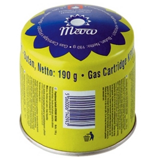 Gas cartridge cartridge for gas burner stove - punctured 190g